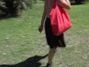 Pendeja argentina me la chupa en el parque y me la llevo a casa a coger 1/16