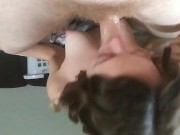 Beautiful Stepsis Sophie services brother playful morning blowjob! 12/16