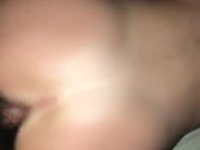 Pawg slut creaming on big brown dick 7/16