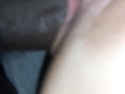 White bitch wanted my bbc!!...she can barely take it  13/16