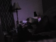 Her lil ass bed was loud asf but I hit till she ran off of it 4/16