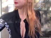 Sexy Smoker Sucks Down A Cigarette 6/16