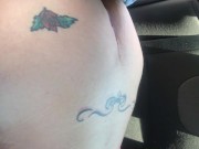 Soccer mom outside while her son has practice 2/16