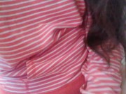 Loud Moaning Hairy Piss Slut PEES In Toliet SMELLS Stinky URINE, Uses Toilet Paper TP Wipe Wet Bush 16/16