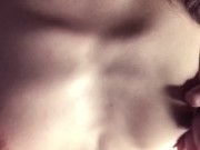 【じらしチクニー】ノーブラでリラックスしてたらムラムラしてちくびが勃ちました Japanese nipple masturbation touch on the clothe 16/16