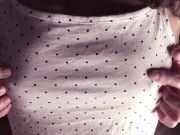 【じらしチクニー】ノーブラでリラックスしてたらムラムラしてちくびが勃ちました Japanese nipple masturbation touch on the clothe 4/16