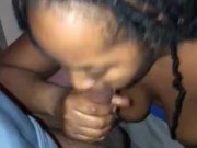 Best blowjob ever from my neighbors hot wife. Cumshot on her titties. 7/16