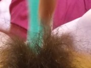 OnlyFan Tipped me to Fuck My Hairy Pussy Gspot LIVE Made in China HAIR BRUSH so I made a Video Too 3/16