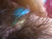 OnlyFan Tipped me to Fuck My Hairy Pussy Gspot LIVE Made in China HAIR BRUSH so I made a Video Too 9/16