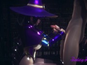 Genshin Impact Hentai - Mona Hard Sex Under the rain 1/16