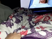 Step mom gives Step son a handjob during movie night, secretly with family around! 2/16