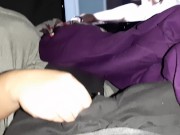 Step mom gives Step son a handjob during movie night, secretly with family around! 7/16