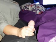 Step mom gives Step son a handjob during movie night, secretly with family around! 9/16