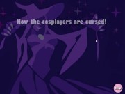 ConQuest [Hentai game] Cosplayer crazy fucking in the bushes in a convention sexy pikachu cosplay 1/16