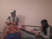 Покорные рабыни лижут ножки и киску. За раз кончила дважды, но мне этого мало - IkaSmokS 16/16