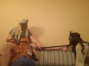 Покорные рабыни лижут ножки и киску. За раз кончила дважды, но мне этого мало - IkaSmokS 2/16