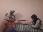 Покорные рабыни лижут ножки и киску. За раз кончила дважды, но мне этого мало - IkaSmokS 6/16