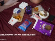 Feedee Girlfriends Belly Stuff Together 1/16