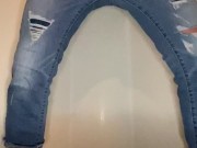 I caught my wife recording herself pissing in her pants with the fly unzippered for a fan request  12/16