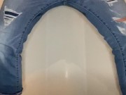 I caught my wife recording herself pissing in her pants with the fly unzippered for a fan request  13/16