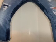 I caught my wife recording herself pissing in her pants with the fly unzippered for a fan request  14/16