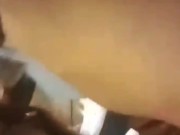 Latin strippers making out in a public bathroom 6/16