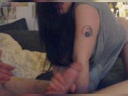 Perfect Blowjob a White big cock with many love BWC 15/16