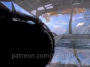 Nude Dragon Girl Face Rides You At Hot Spring White Black Hair Tail Play Sensual POV Lap Dance 9/16