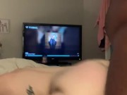 Foxie gags & drools all over his big dick as he makes hundred bills rain on that ass 11/16