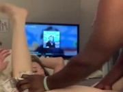 Foxie gags & drools all over his big dick as he makes hundred bills rain on that ass 15/16