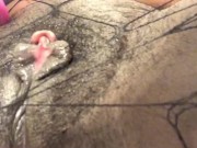 Teasing and Twerking in Fishnet Tights 15/16