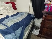 Slave and Mistress trying out new huge thick strap-on 5/16