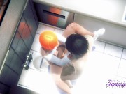 Ben 10 Hentai - Gwen is Fucked in a Japanese Toilet 6/16