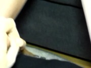 mira and lyla use his face for their feet 8/16