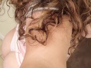 Milf phat Ass back view riding her jack rabbit toy 1/16