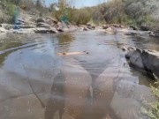 Outdoor Pissing Swimming and Nude Hiking 11/16
