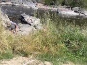 Outdoor Pissing Swimming and Nude Hiking 6/16