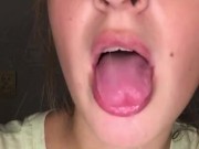 Banana Blowjob. Drooling on banana 10/16