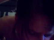 Long blowjob close up with cum in mouth 4/16