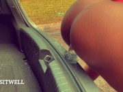 Riding my dildo in public 12/16