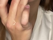 Drooling and finger sucking. Moaning 9/16