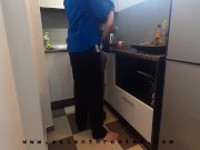 Hot asian maid fucked rough in the kitchen. VERY DEEP FACEFUCK!! เย็ดในห้องครัว เย็ดสดแตกใน 3/16