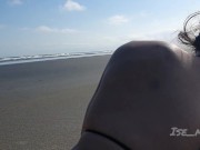  We fucked on public beach, end up being caught  9/16