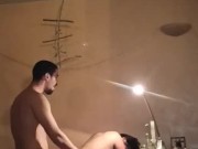 REAl couple FUCKS on the sofa, GLASSes ON 5/16