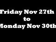 Black Friday: Another Reason to be Thankful 11/16