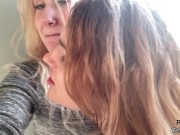 Feeling playful outside with my classmate 10/16