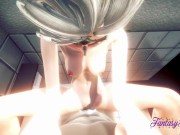 Frozen Hentai - POV Elsa is Fucked in a Toilet 11/16
