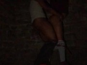 Anna Monae fun outdoors 8/16