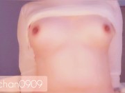 妄想騎乗位で乳首オナニー 7/16