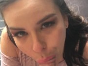 BTS Blow Job with Juliette March - AMERICAN PORN STAR scene 9/16